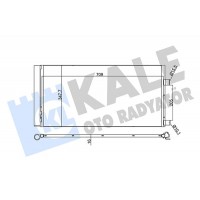 342450 KALE OTO RADYATÖR Конденсатор кондиціонера