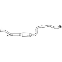 37433 SIGAM Середній глушник вихлопних газів