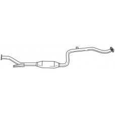 37433 SIGAM Середній глушник вихлопних газів