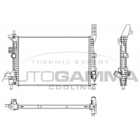 107533 AUTOGAMMA Радіатор охолодження двигуна