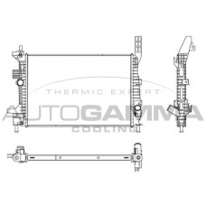 107533 AUTOGAMMA Радіатор охолодження двигуна