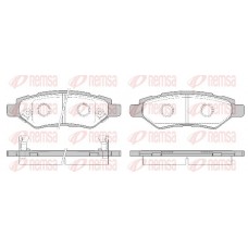 1335.02 REMSA Комплект гальмівних колодок дисковий гальм