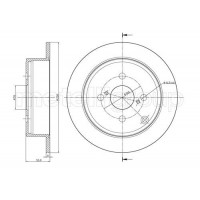 23-0634C METELLI Гальмівний диск