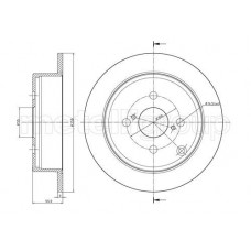 23-0634C METELLI Гальмівний диск