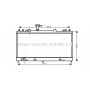 MZ2162 AVA QUALITY COOLING Радіатор охолодження двигуна