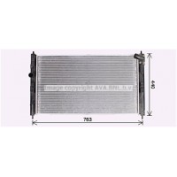 MT2276 AVA QUALITY COOLING Радіатор охолодження двигуна