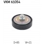 VKM 61054 SKF Паразитный / ведущий ролик, Поліклиновий ремінь