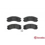P 61 089 BREMBO Комплект гальмівних колодок дисковий гальм