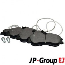 4163603810 JP GROUP Комплект гальмівних колодок дисковий гальм