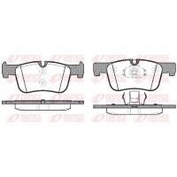 1478.00 REMSA Комплект гальмівних колодок дисковий гальм