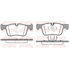 1478.00 REMSA Комплект гальмівних колодок дисковий гальм