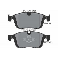 2238601 TEXTAR КомплеК т гальмівних колодок, дискове гальмо