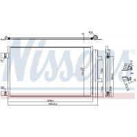 941284 NISSENS Конденсатор кондиціонера