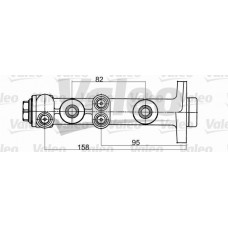 402098 VALEO Головний гальмівний циліндр