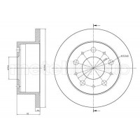 23-0732 METELLI Гальмівний диск