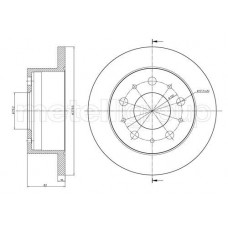 23-0732 METELLI Гальмівний диск