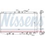 68117 NISSENS Радіатор охолодження двигуна