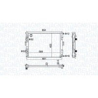 350213160600 MAGNETI MARELLI Радіатор охолодження двигуна