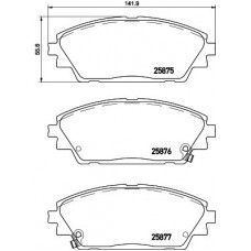 P 49 050 BREMBO КомплеК т гальмівних колодок, дискове гальмо