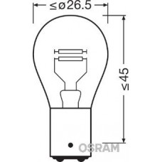 7528 OSRAM Лампа розжарювання, Ліхтар показника повороту