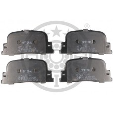 12207 OPTIMAL Комплект гальмівних колодок дисковий гальм