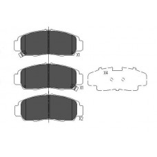KBP-2052 KAVO PARTS Комплект гальмівних колодок дисковий гальм