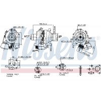 93270 NISSENS Компресор наддуву