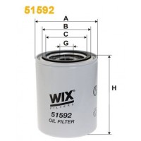 51592 WIX FILTERS Масляний фільтр