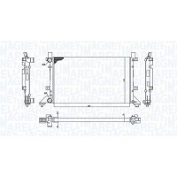 350213189400 MAGNETI MARELLI Радіатор охолодження двигуна