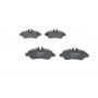 0 986 495 100 BOSCH Комплект гальмівних колодок дисковий гальм