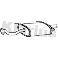 220556 KLARIUS Глушник вихлопних газів кінцевий