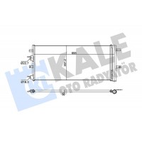 353160 KALE OTO RADYATÖR Конденсатор кондиціонера