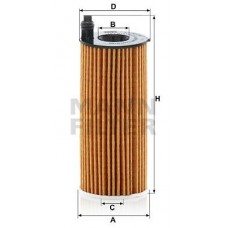 HU 6014/1 z MANN-FILTER Масляний фільтр