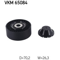 VKM 65084 SKF Паразитный / ведущий ролик, Поліклиновий ремінь