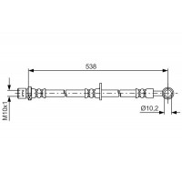1 987 481 606 BOSCH Гальмівний шланг