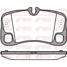 1369.00 REMSA Комплект гальмівних колодок дисковий гальм