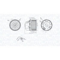 069412729010 MAGNETI MARELLI Вентилятор салону
