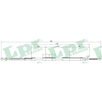 C0874B LPR Тросик, cтояночный тормоз