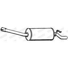 12701 WALKER Глушник вихлопних газів кінцевий