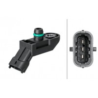 6PP 009 400-111 HELLA Датчик тиск наддуву
