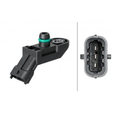 6PP 009 400-111 HELLA Датчик тиск наддуву