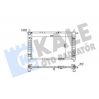 342260 KALE OTO RADYATÖR Радіатор охолодження двигуна