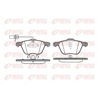 0836.02 REMSA Комплект гальмівних колодок дисковий гальм