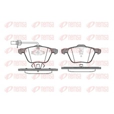 0836.02 REMSA Комплект гальмівних колодок дисковий гальм