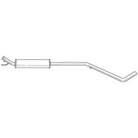 45472 SIGAM Середній глушник вихлопних газів