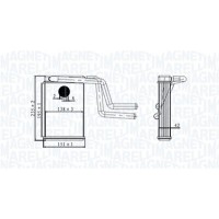 350218487000 MAGNETI MARELLI Теплообмінник обігрів салону