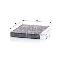 CUK 22 032 MANN-FILTER Фільтр повітря у внутрішньому просторі
