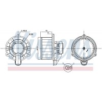 87569 NISSENS Вентилятор салону
