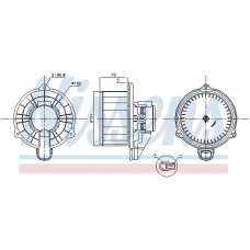 87569 NISSENS Вентилятор салону