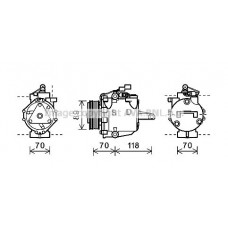MTAK224 AVA QUALITY COOLING Компресор кондиціонера